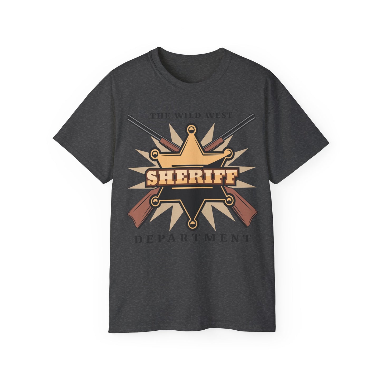 Unisex Ultra Cotton Tee - Western Cowboy - The Wild West - Sheriff Department