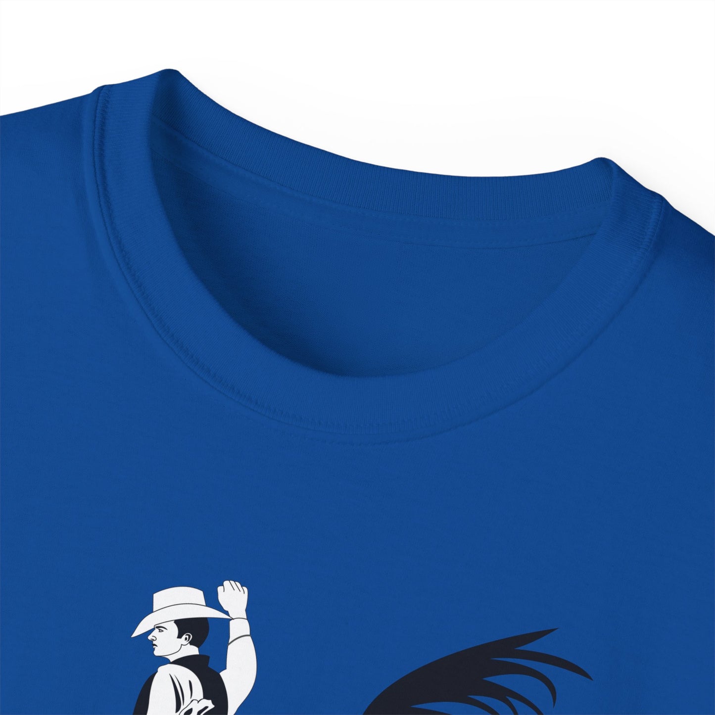 Unisex Ultra Cotton Tee - Cowboy - Bronco Buster - BW