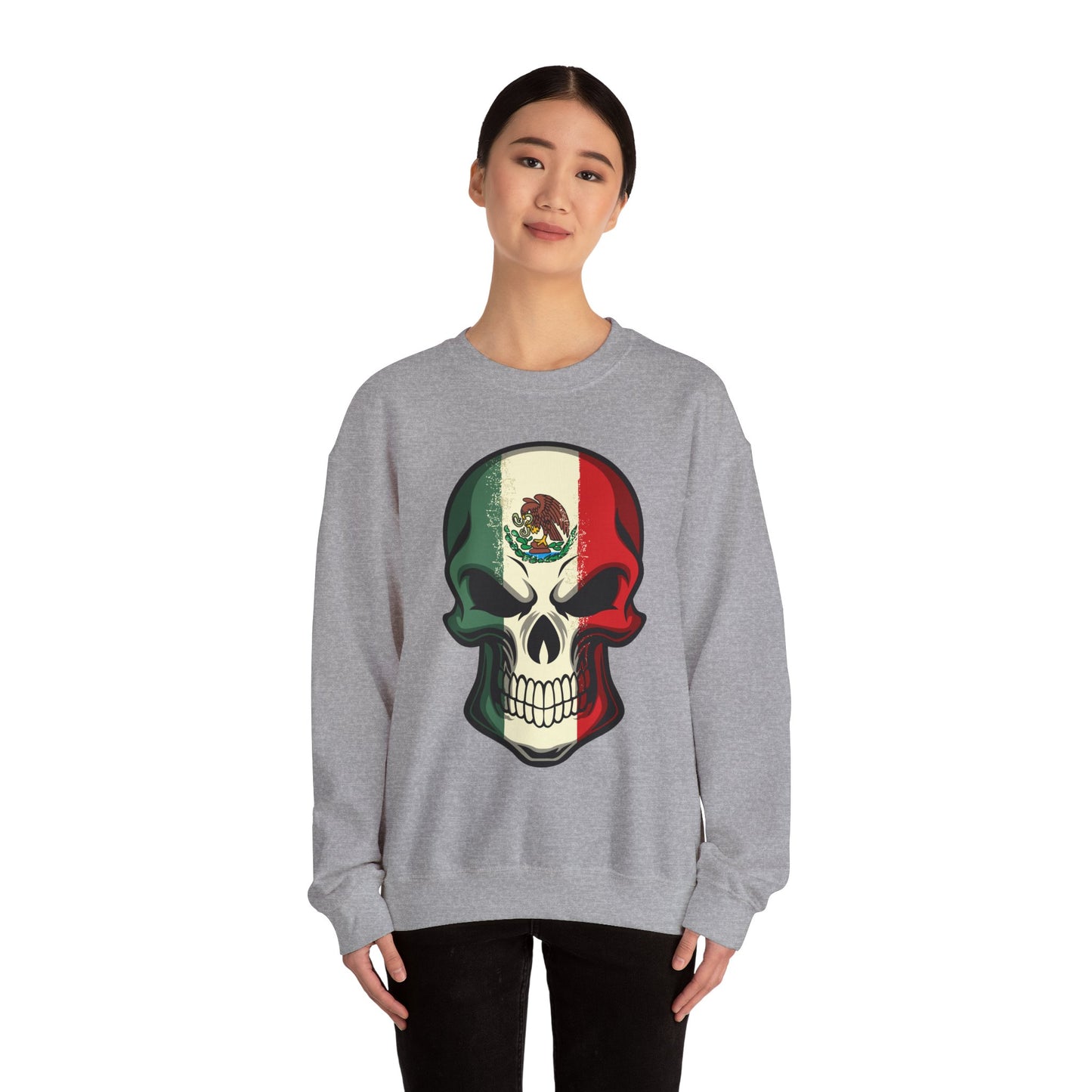 Crewneck Sweatshirt - Mexican Skull