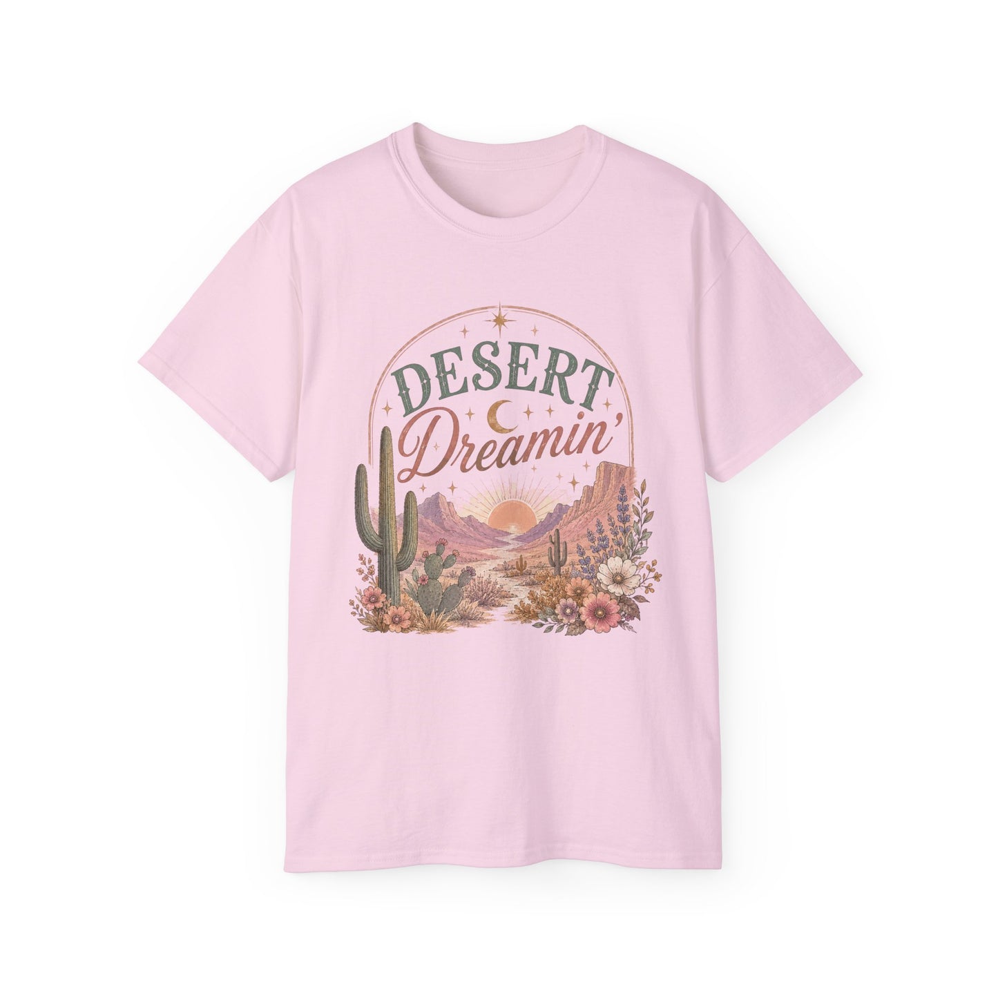 T-Shirt - Desert dreamin' in pastel hues