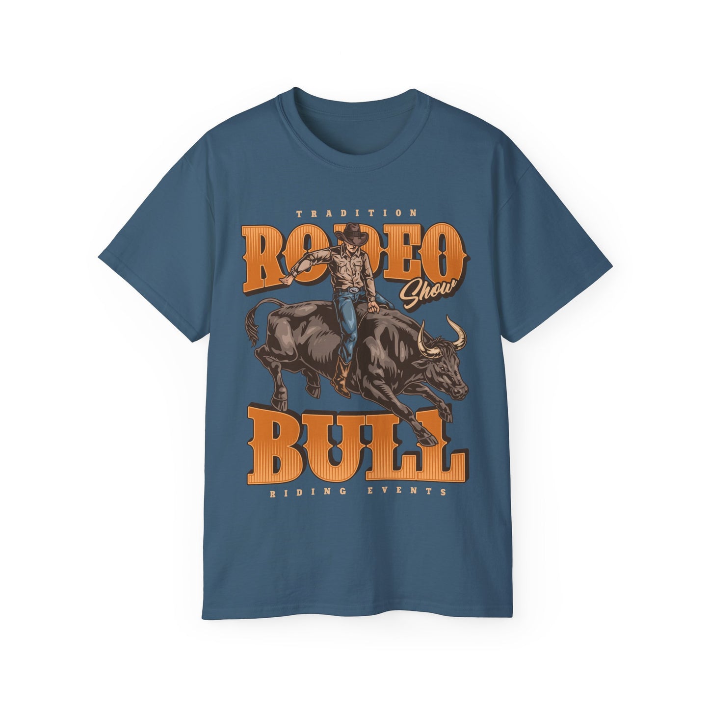 Western Rodeo Cowboy Tee - Fun Casual Shirt for Rodeo Fans, Gift for Country Lovers, Festival Outfit, Everyday Wear, Rodeo Apparel - Tradition Rodeo Show - Bull Riding Events