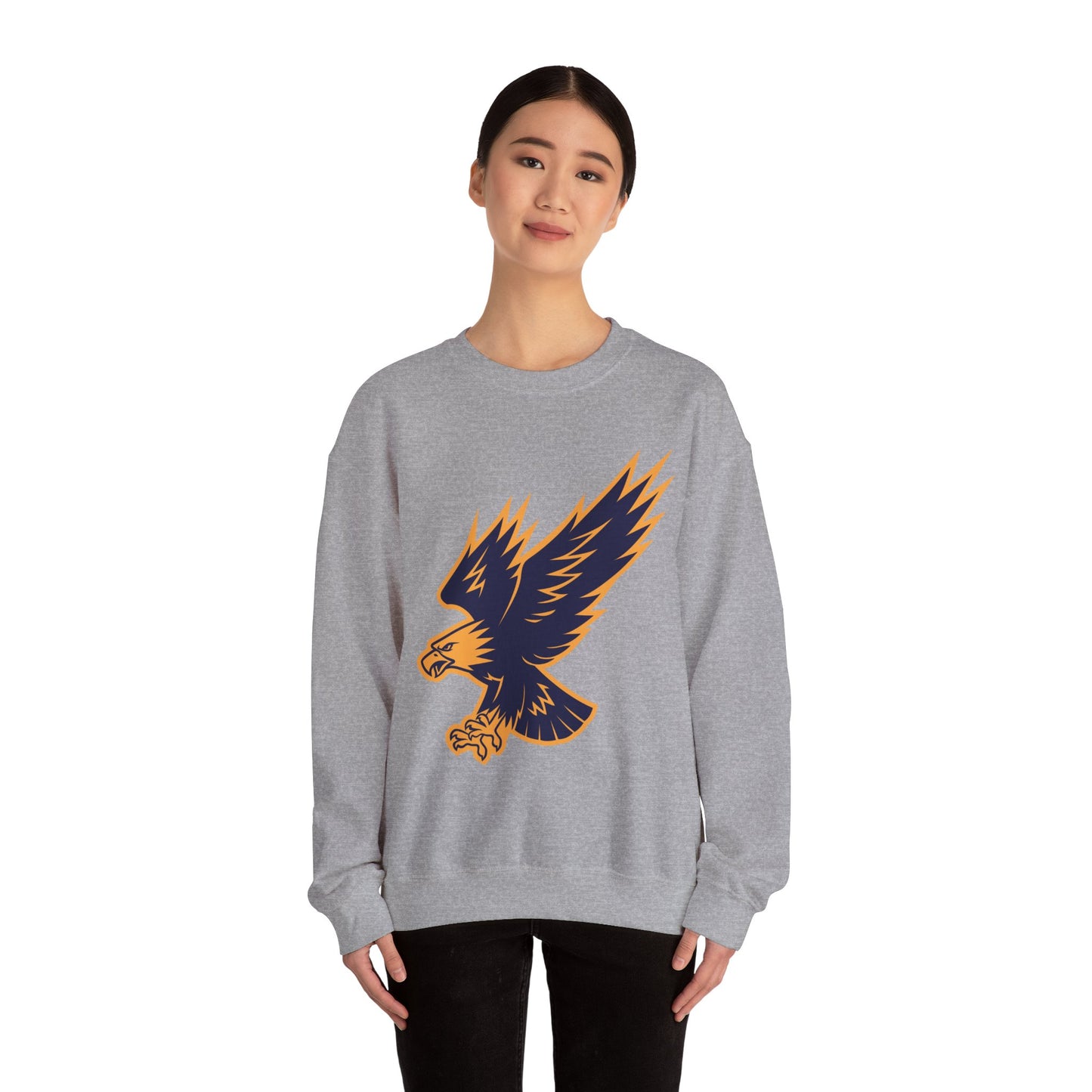 Crewneck Sweatshirt - Attacking Eagle