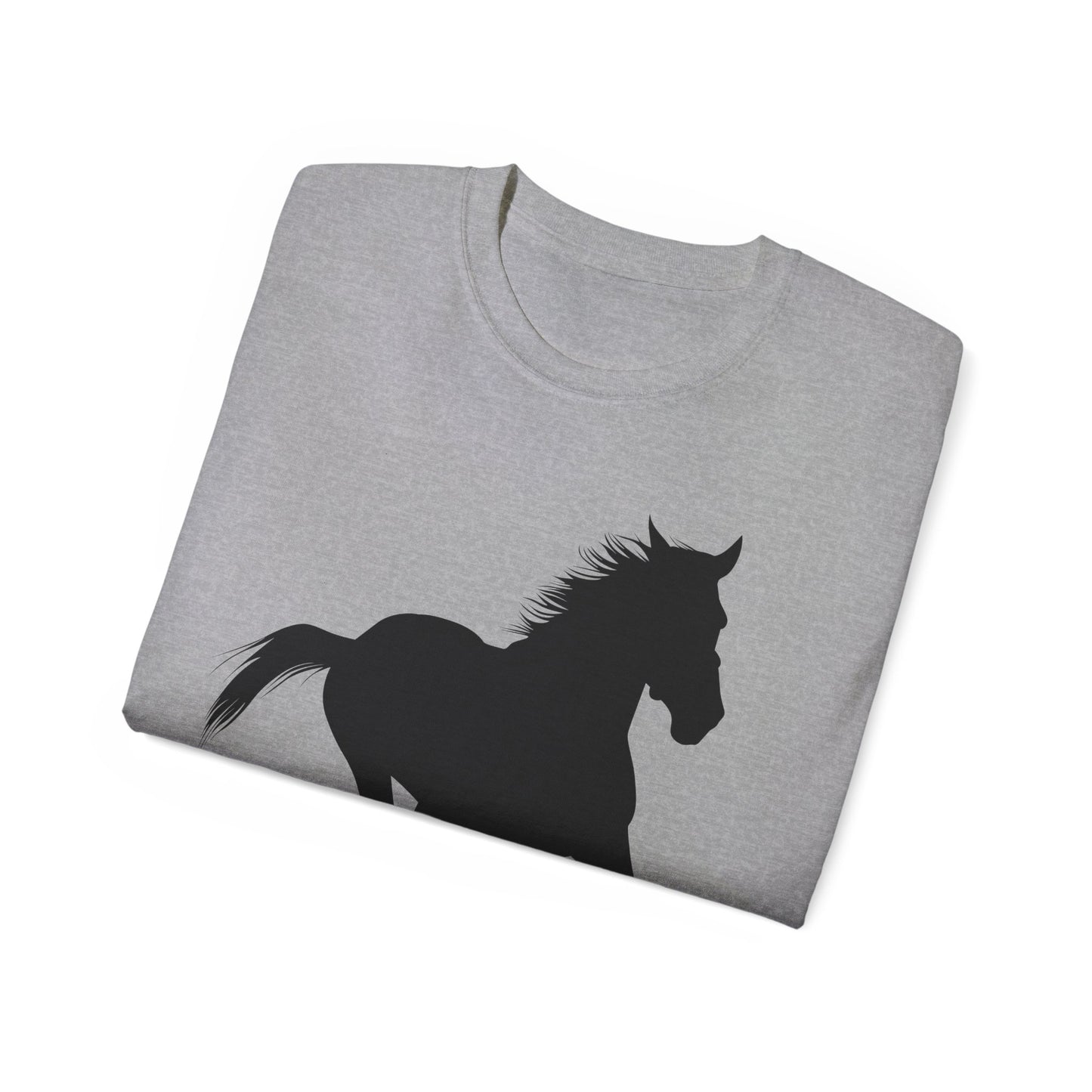 Unisex Ultra Cotton Tee - Wild Horse - Running Leaning Left X 300