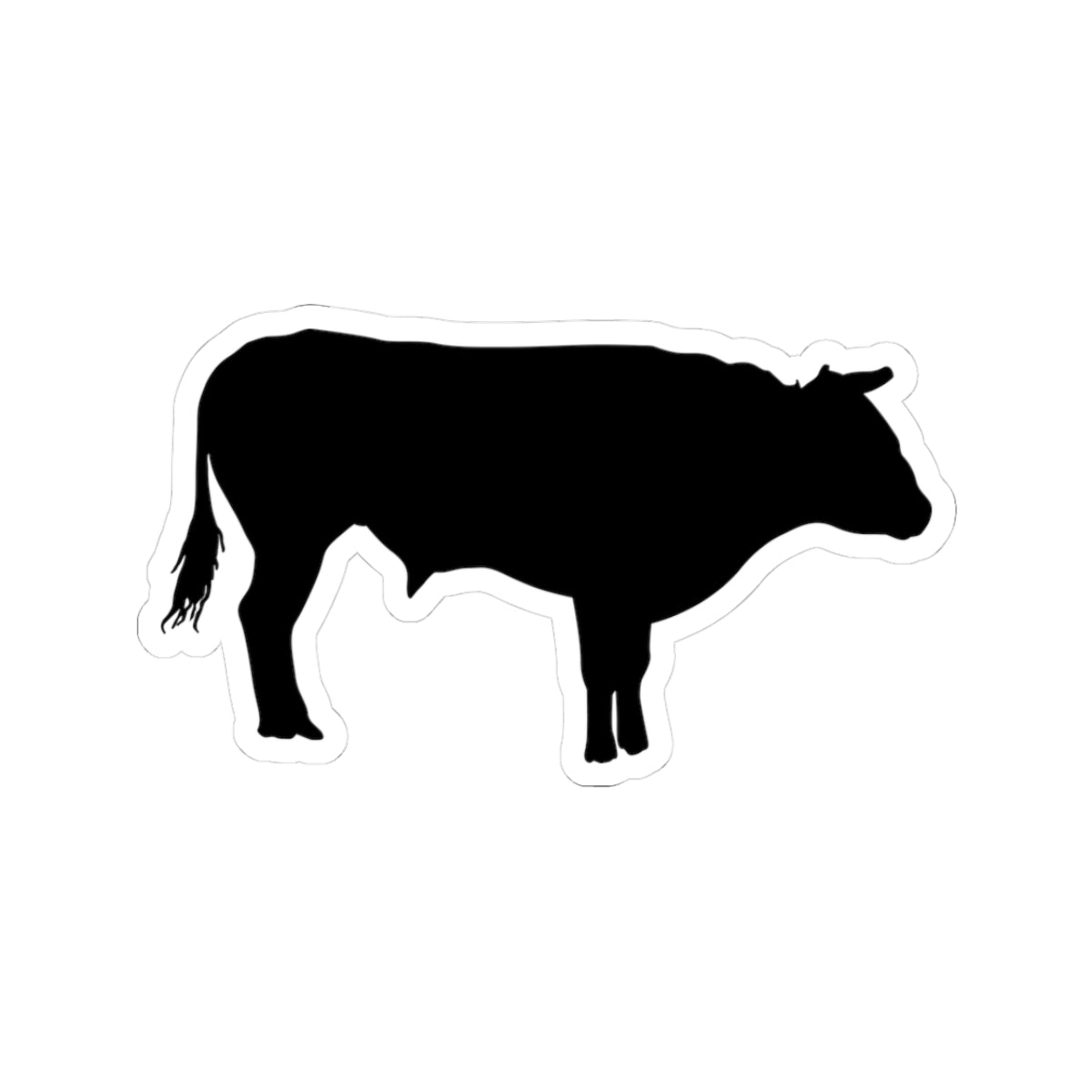 Kiss-Cut Stickers - Bull - Silhouette