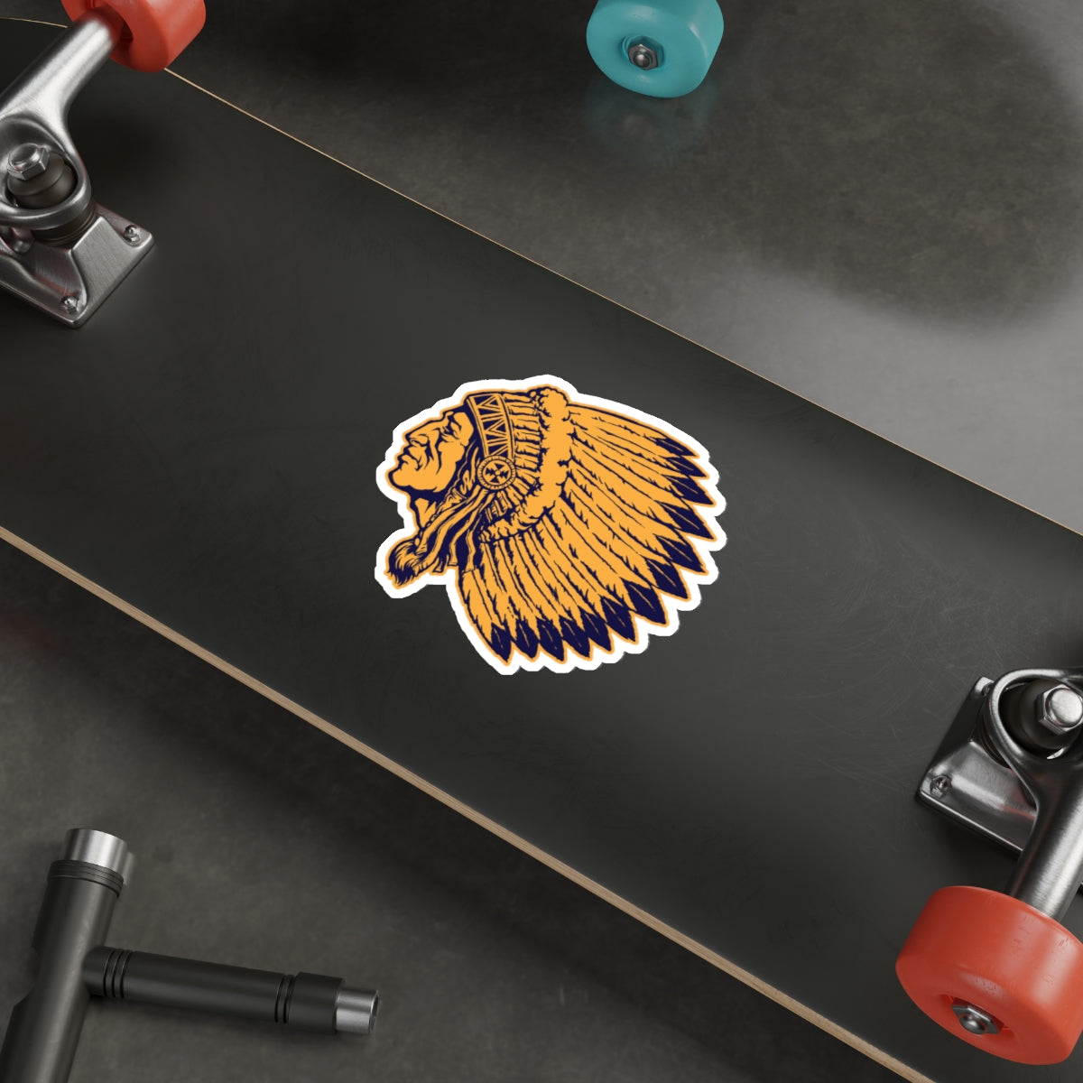 Die-cut stickers - Indian Chief