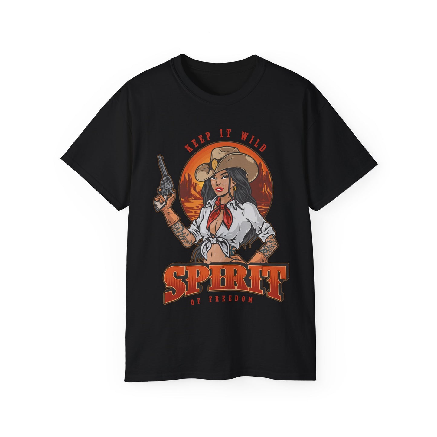 Unisex Ultra Cotton Tee - Keep It Wild - Spirit of Freedom
