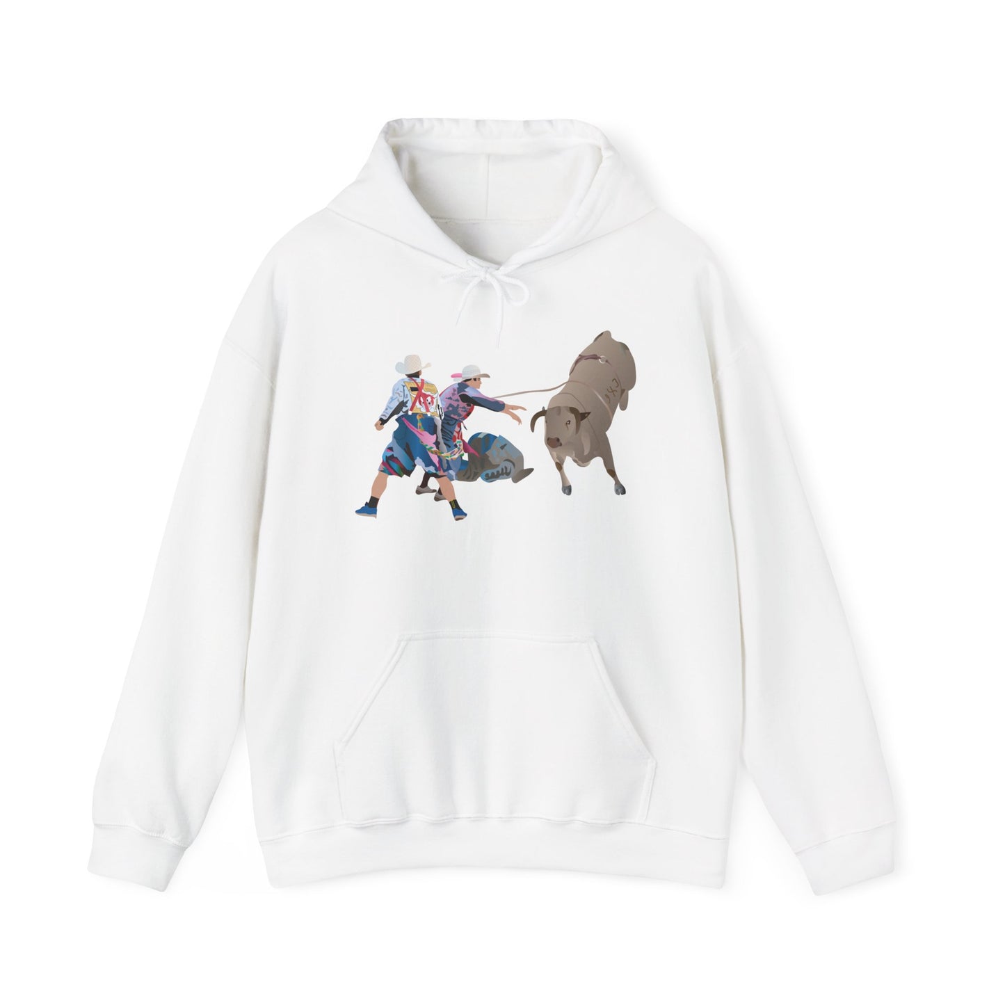 Unisex Hoodie - Clowns and Bull