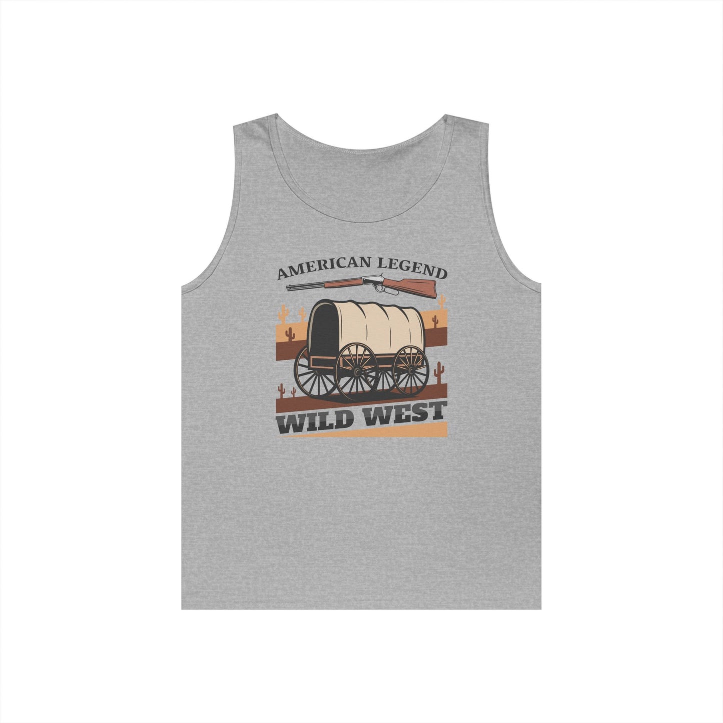 Unisex Heavy Cotton Tank Top - American Legend - Wild West