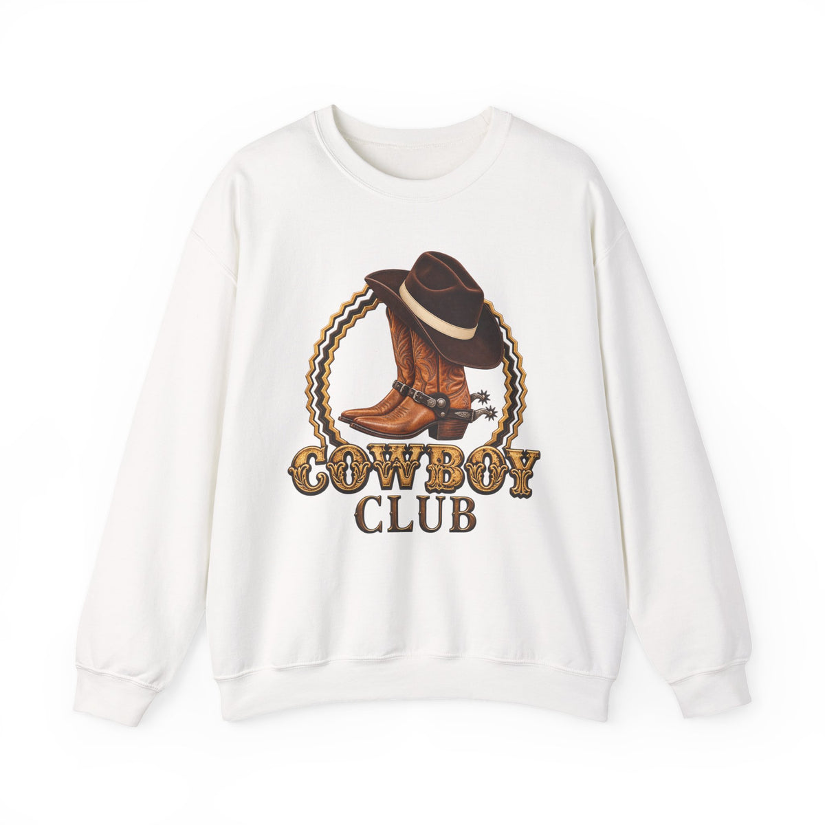 Crewneck Sweatshirt - Cowboys - Cowboy Club - Color - 3D Transparent