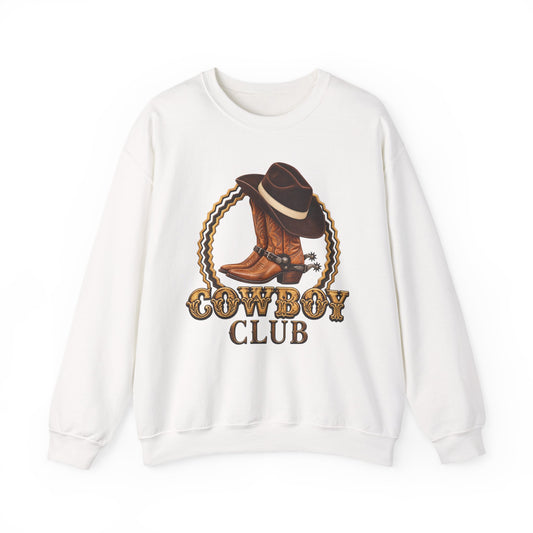 Crewneck Sweatshirt - Cowboys - Cowboy Club - Color - 3D Transparent