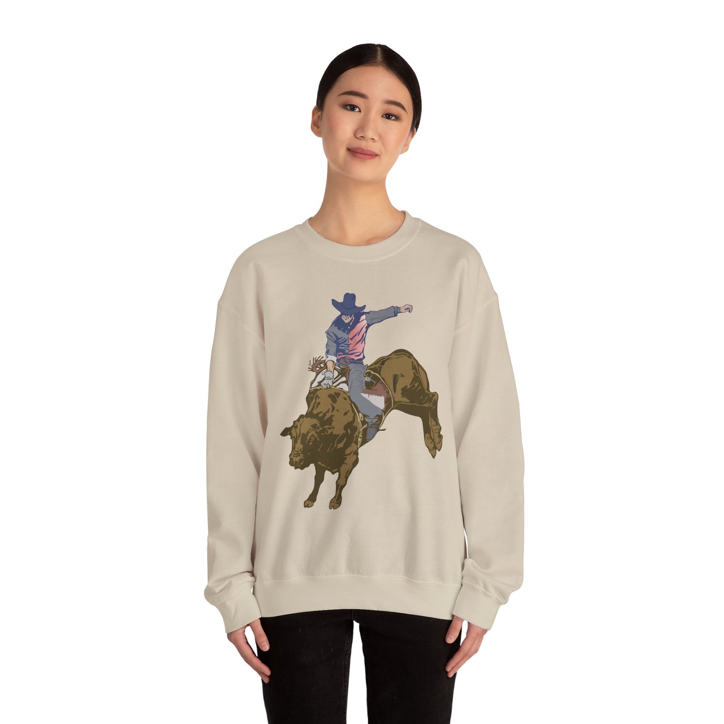 Crewneck Sweatshirt - Cowboy - Rodeo