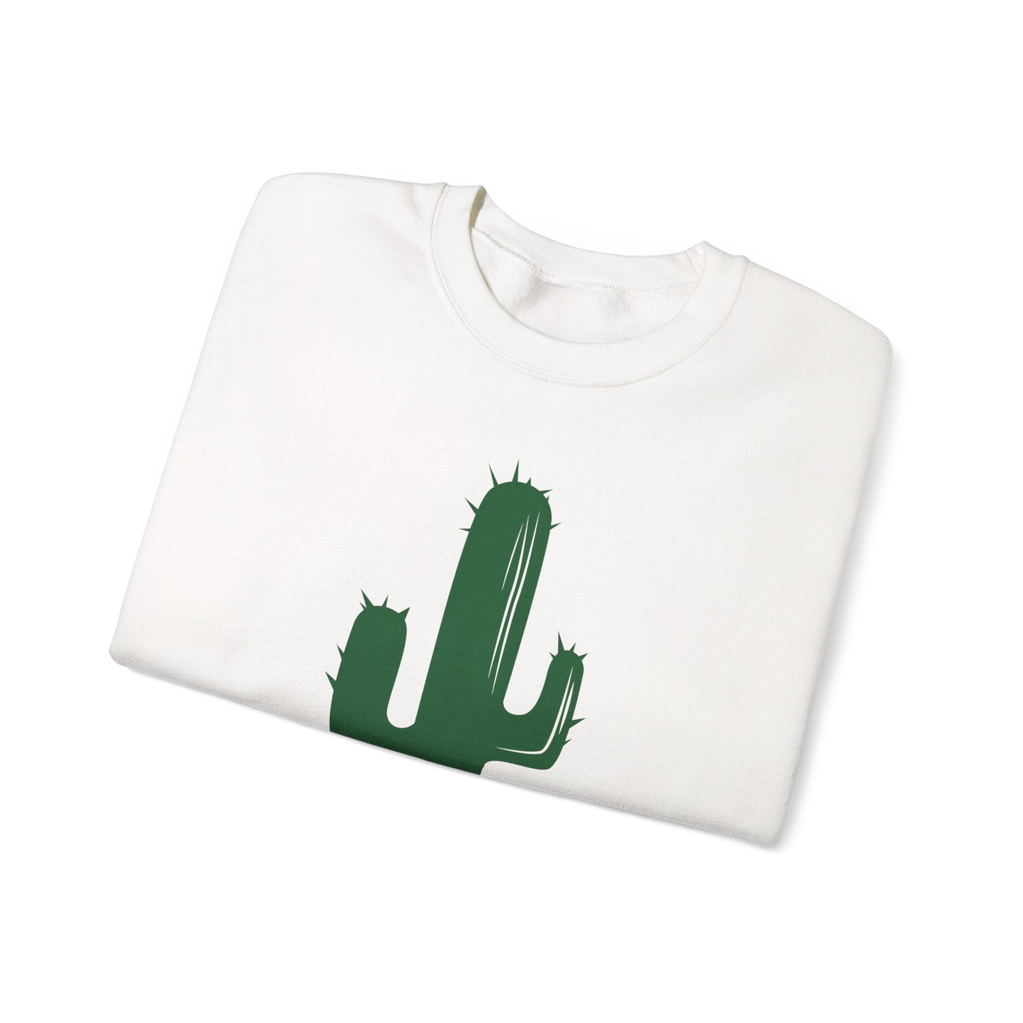 Crewneck Sweatshirt - Green Western Cactus X 300