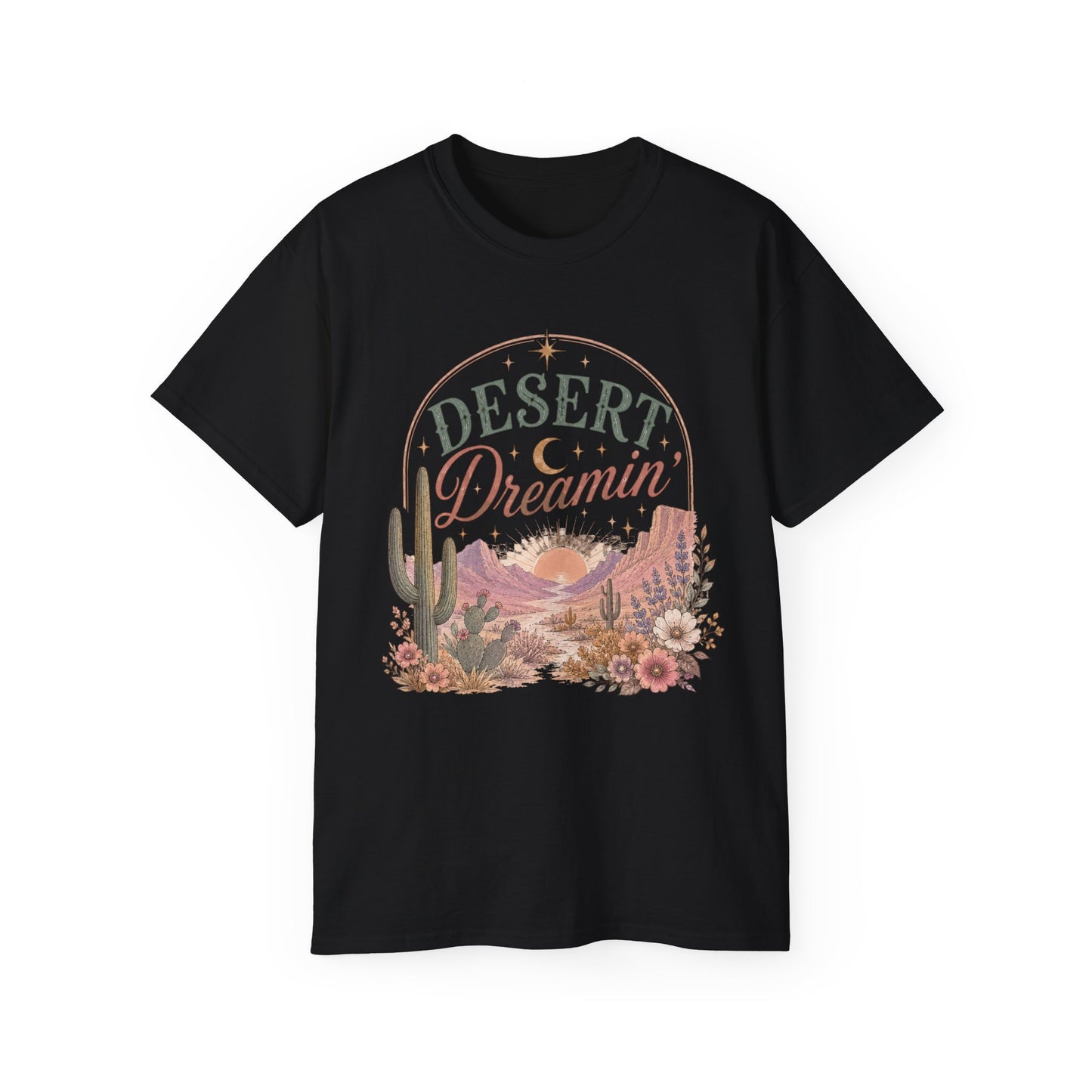 T-Shirt - Desert dreamin' in pastel hues