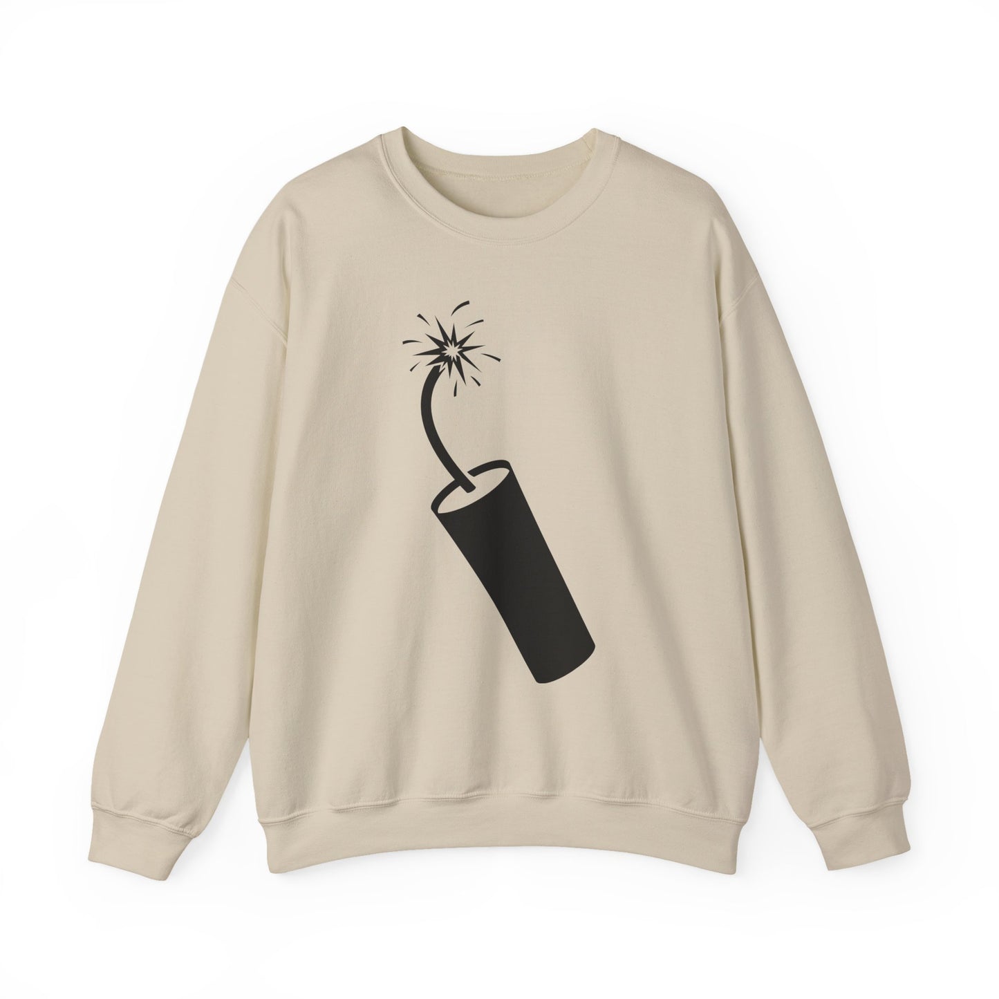 Crewneck Sweatshirt - Dynamite Stick w Burng Fuse X 300