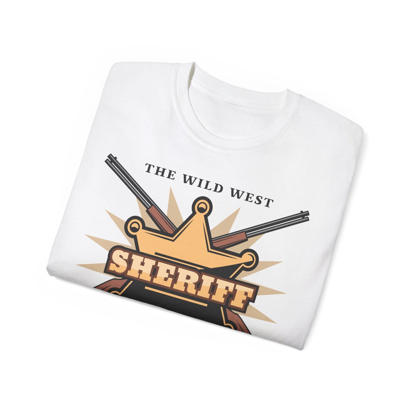 Unisex Ultra Cotton Tee - Western Cowboy - The Wild West - Sheriff Department
