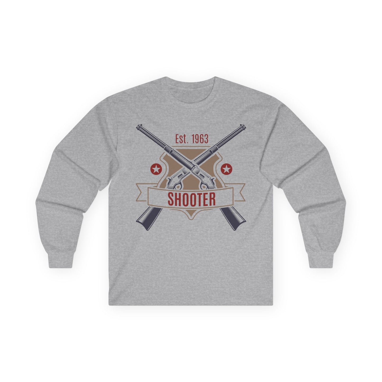 Unisex Ultra Cotton Long Sleeve Tee - Shooter - Revolver