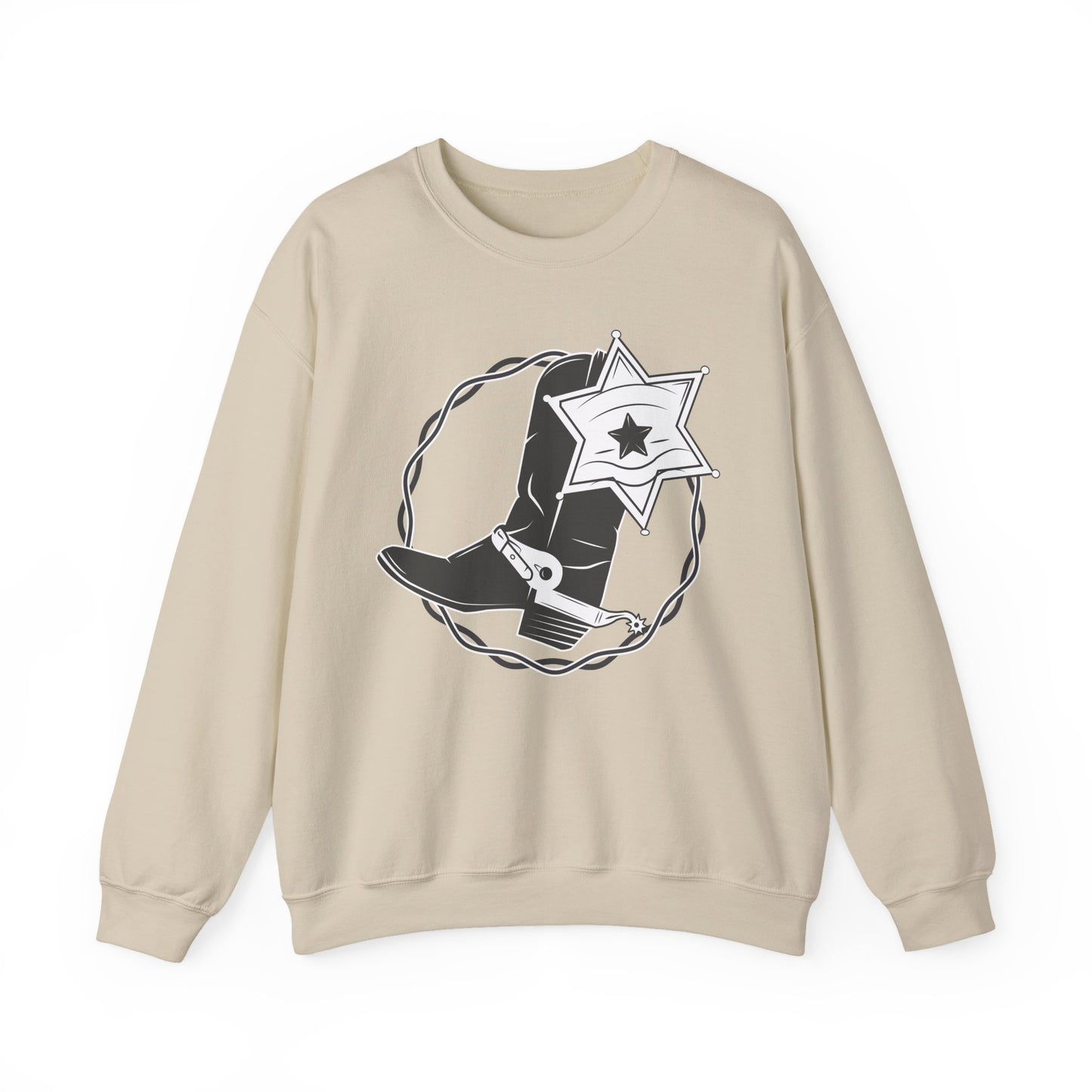 Crewneck Sweatshirt - Boots w Star