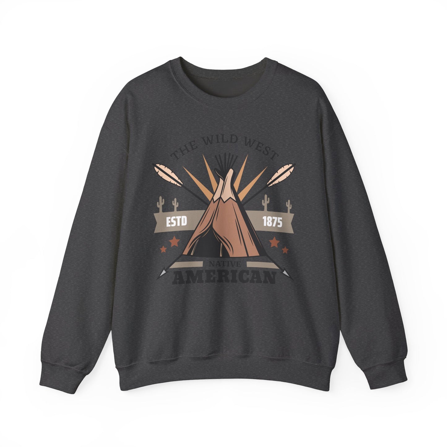 Crewneck Sweatshirt - The Wild West - Native American