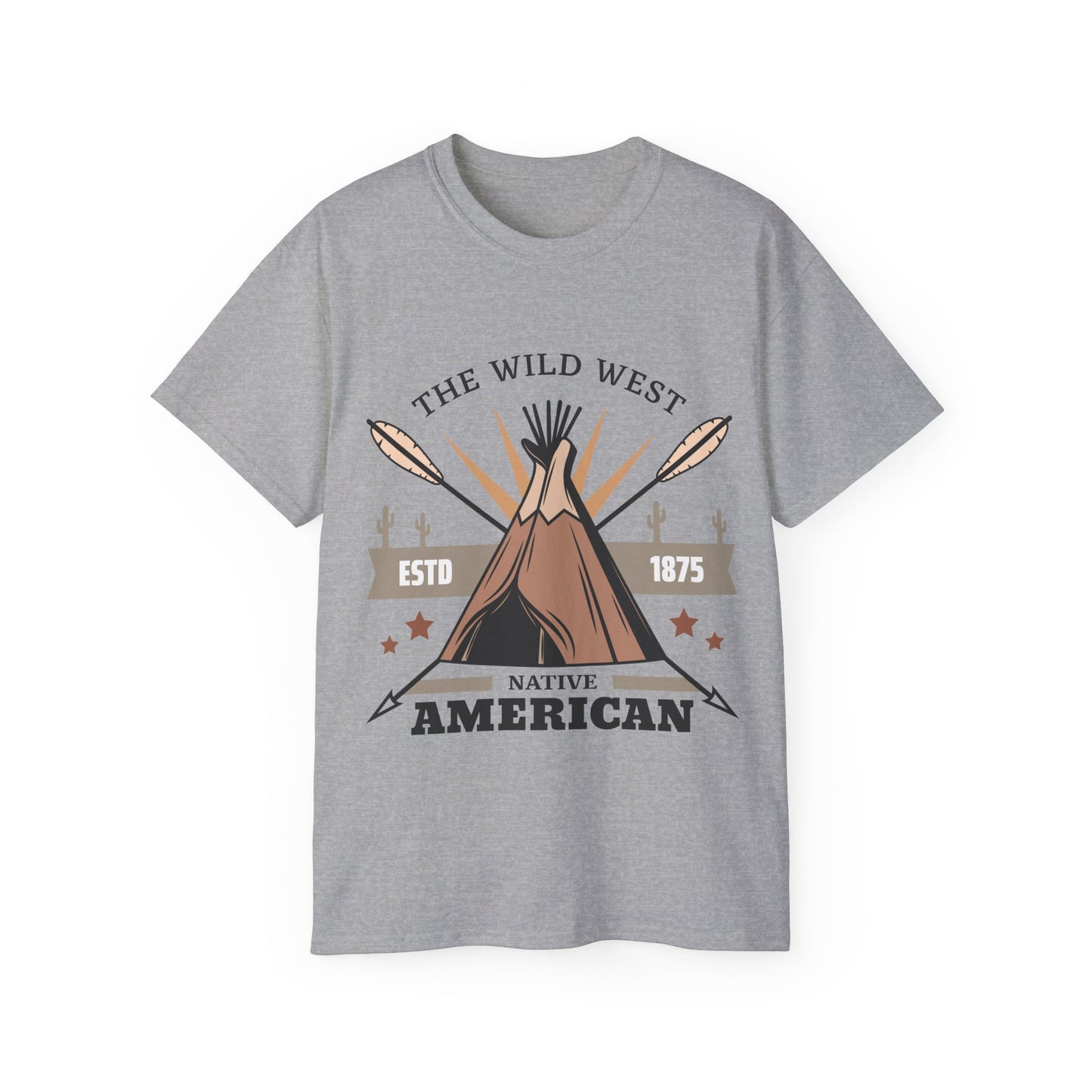 Unisex Ultra Cotton Tee - The Wild West - Native American