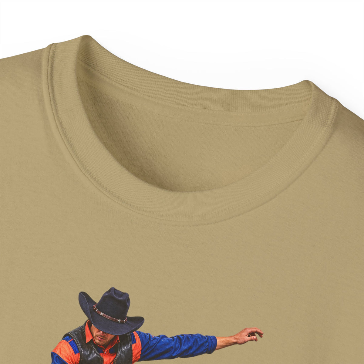 Unisex Ultra Cotton Tee - Cowboy - Rodeo - 3D
