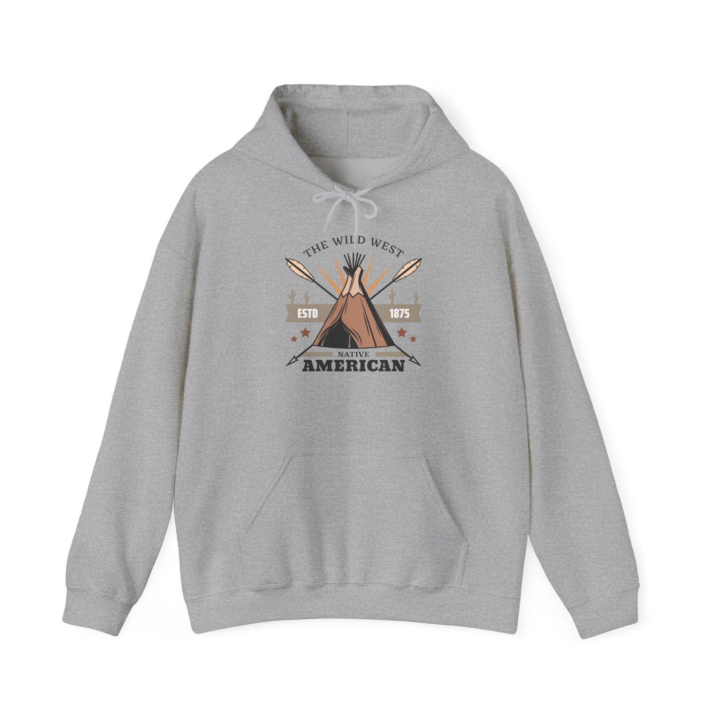 Unisex Hoodie - The Wild West - Native American