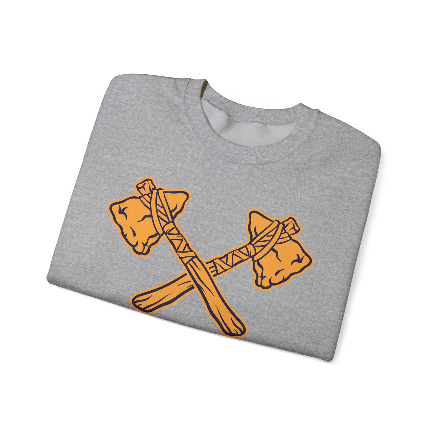 Crewneck Sweatshirt - Crossed Tomahawks