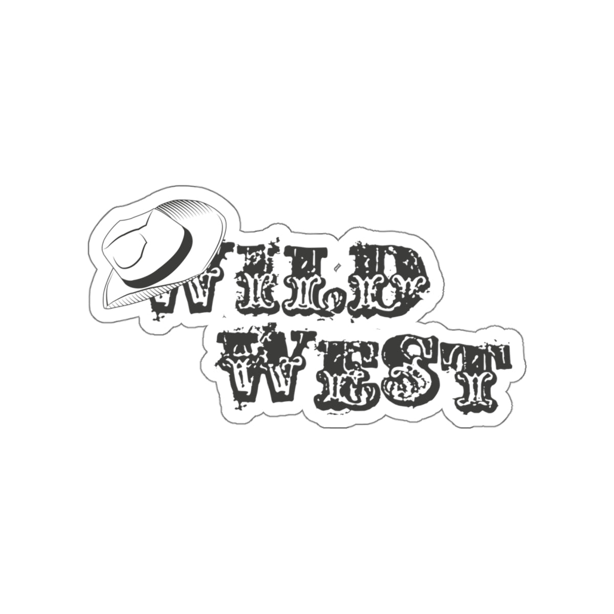 Die-cut stickers - Wild West Hat