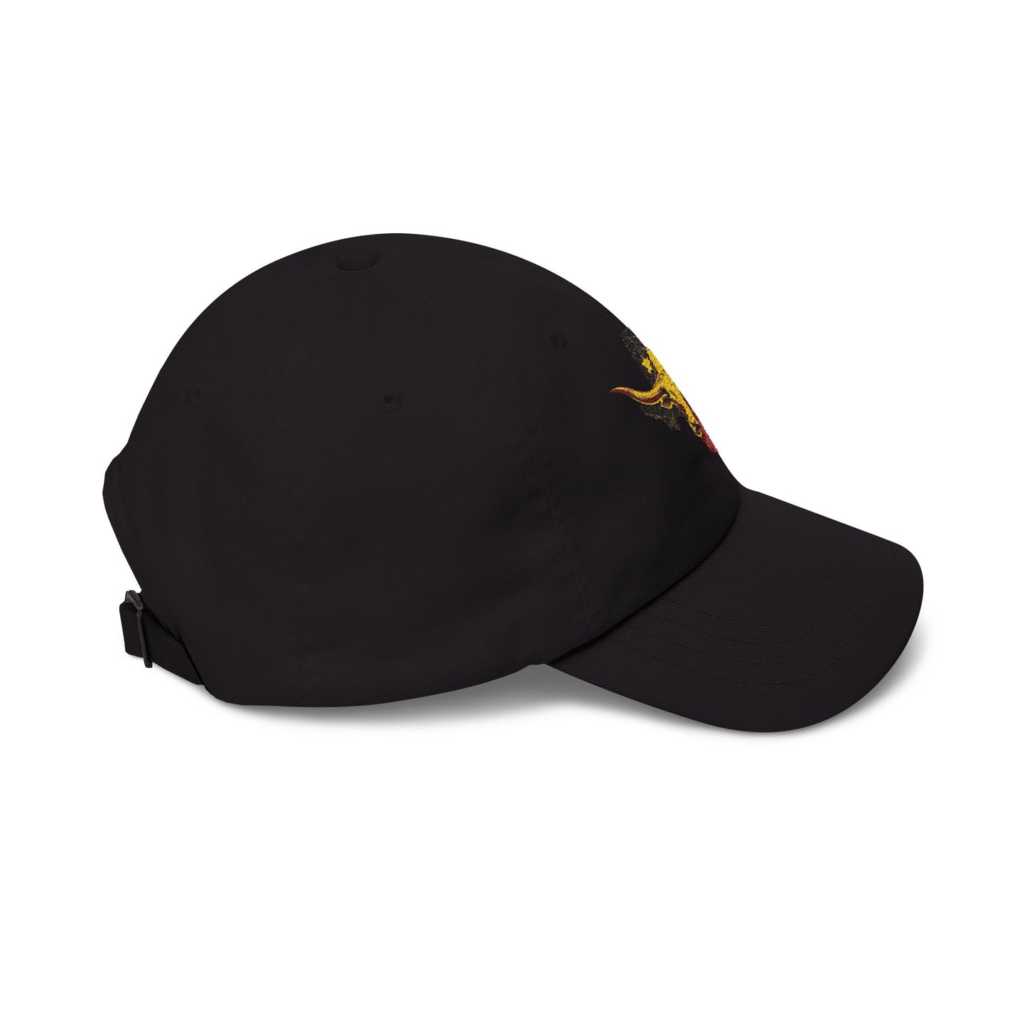 Texas Longhorn Dad Cap – Embroidered Texas Flag Steer Hat
