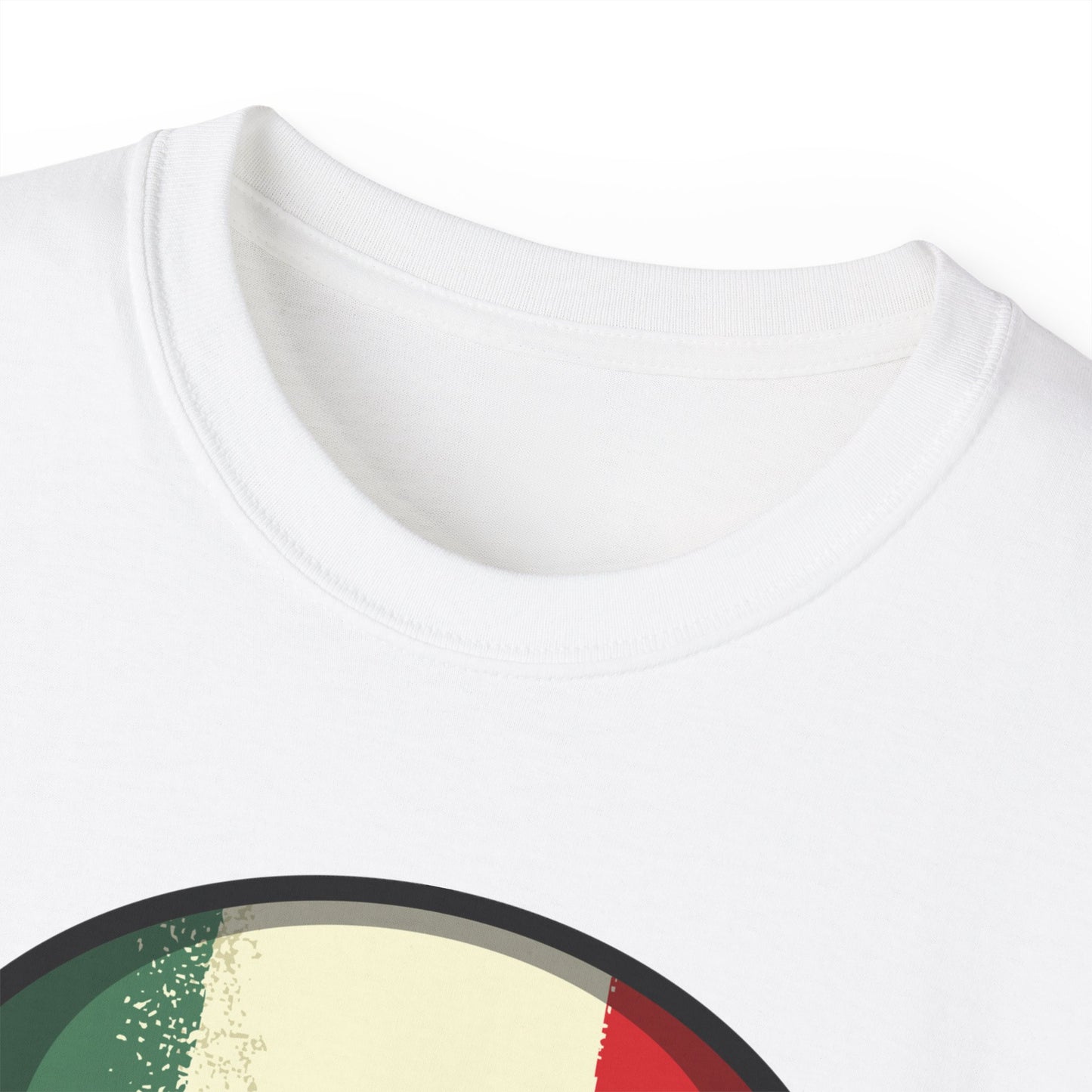 Unisex Ultra Cotton Tee - Red White Green Skull