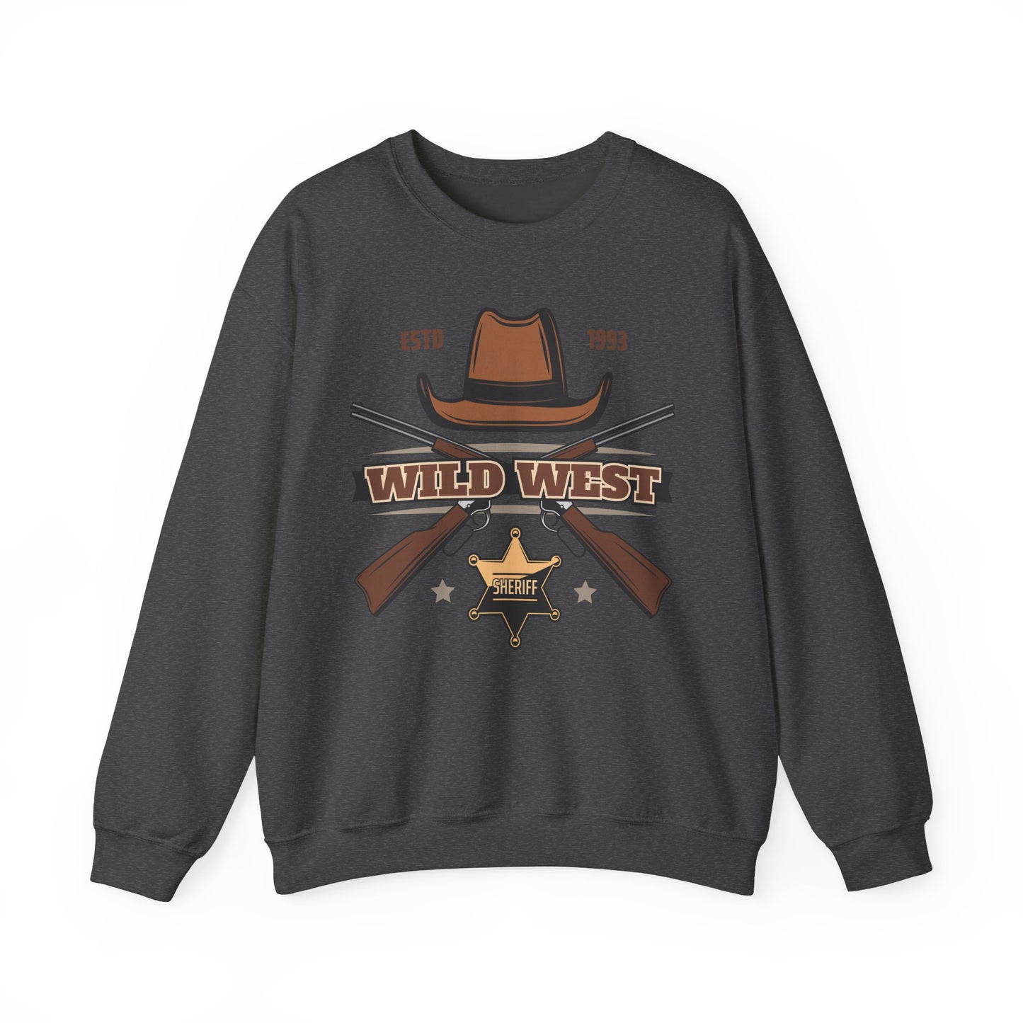 Crewneck Sweatshirt - Wild West - Sheriff