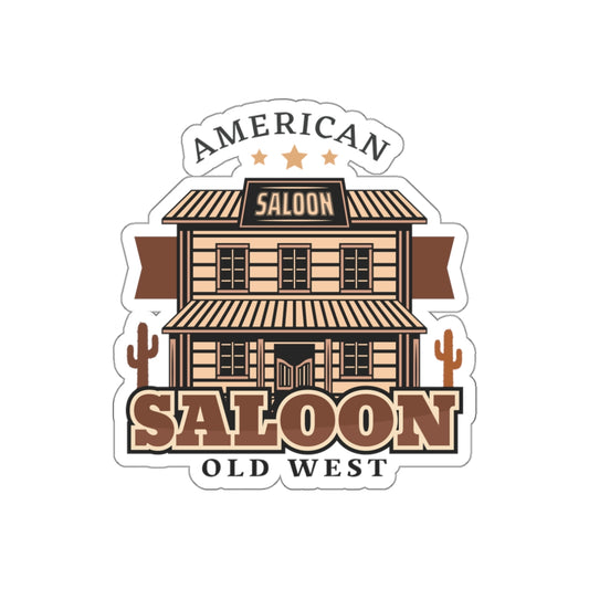 Die-cut stickers - American Cowboy - Saloon - Wild West