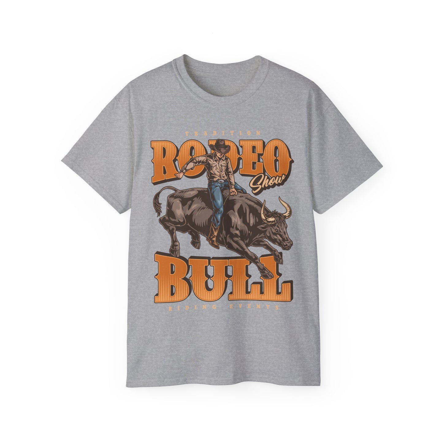 Western Rodeo Cowboy Tee - Fun Casual Shirt for Rodeo Fans, Gift for Country Lovers, Festival Outfit, Everyday Wear, Rodeo Apparel - Tradition Rodeo Show - Bull Riding Events