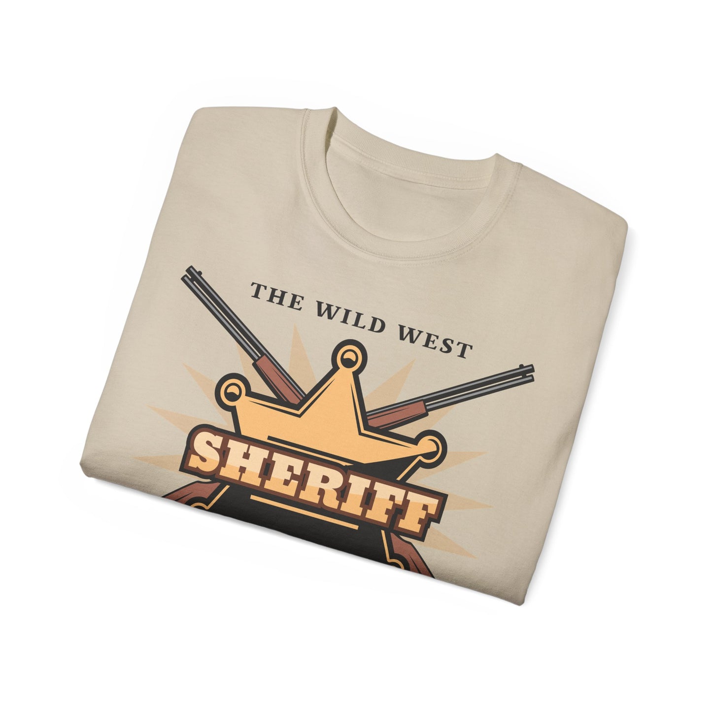 Unisex Ultra Cotton Tee - Western Cowboy - The Wild West - Sheriff Department