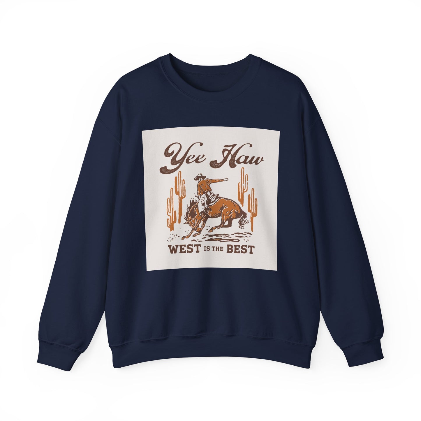 Crewneck Sweatshirt - Wild West Cowboy - Yee Haw