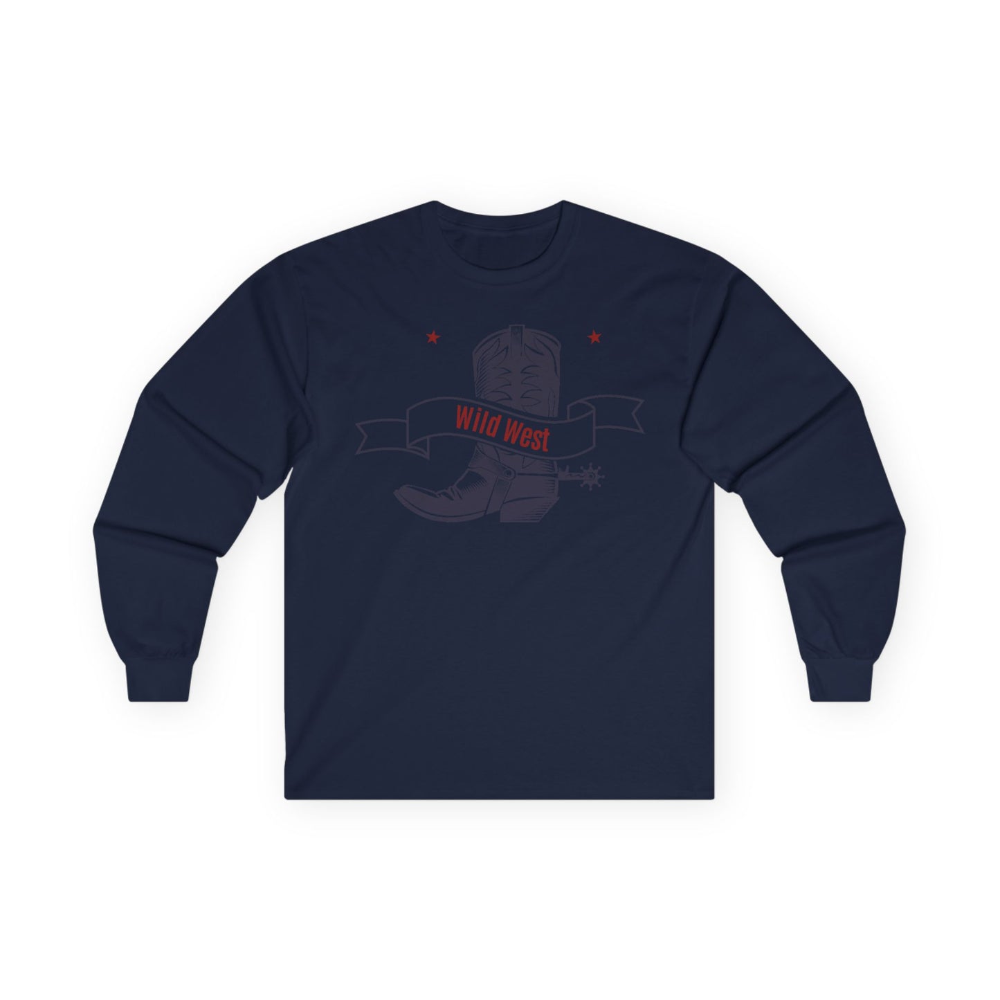 Unisex Ultra Cotton Long Sleeve Tee - Cowboy - Wild West