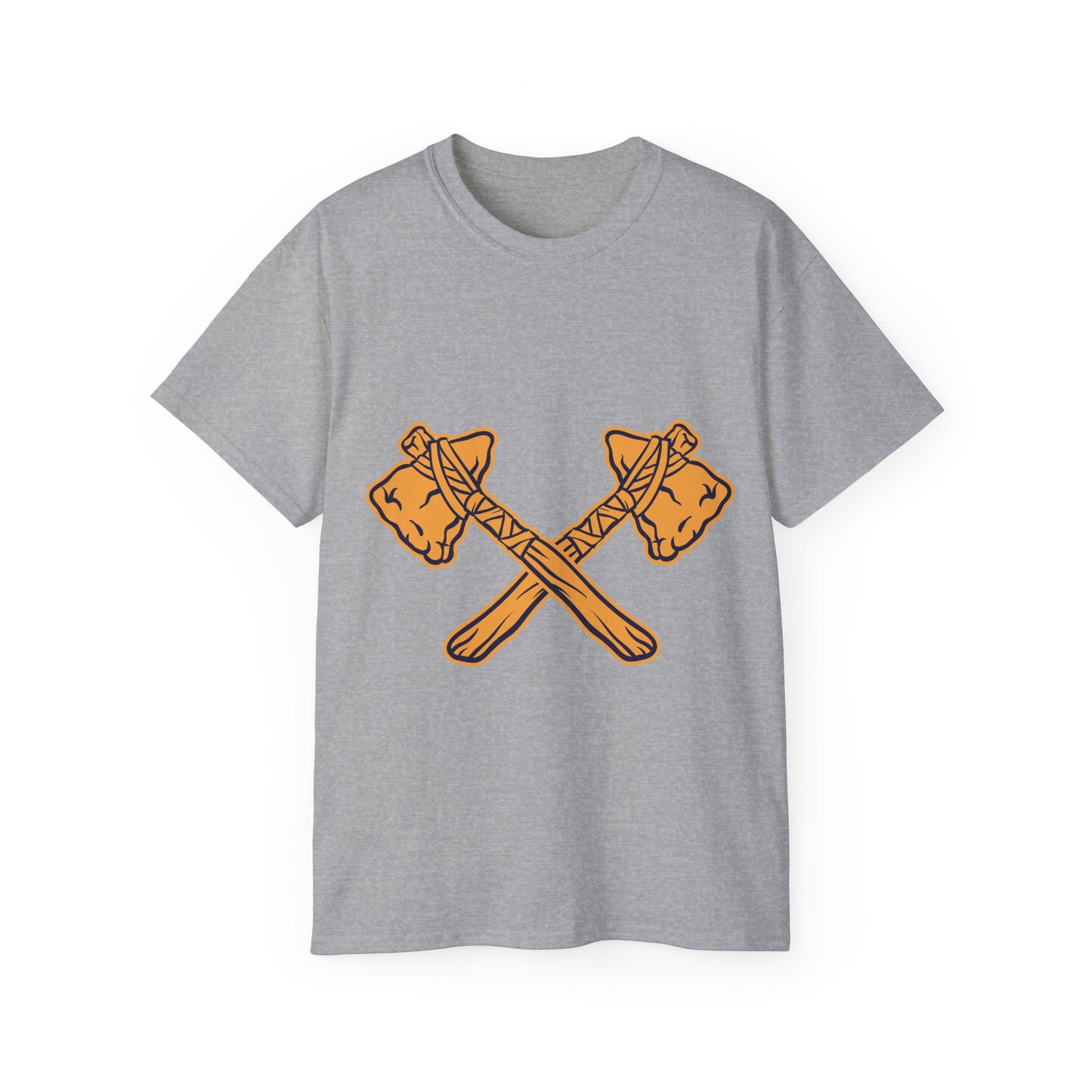 Unisex Ultra Cotton Tee - Crossed Tomahawks