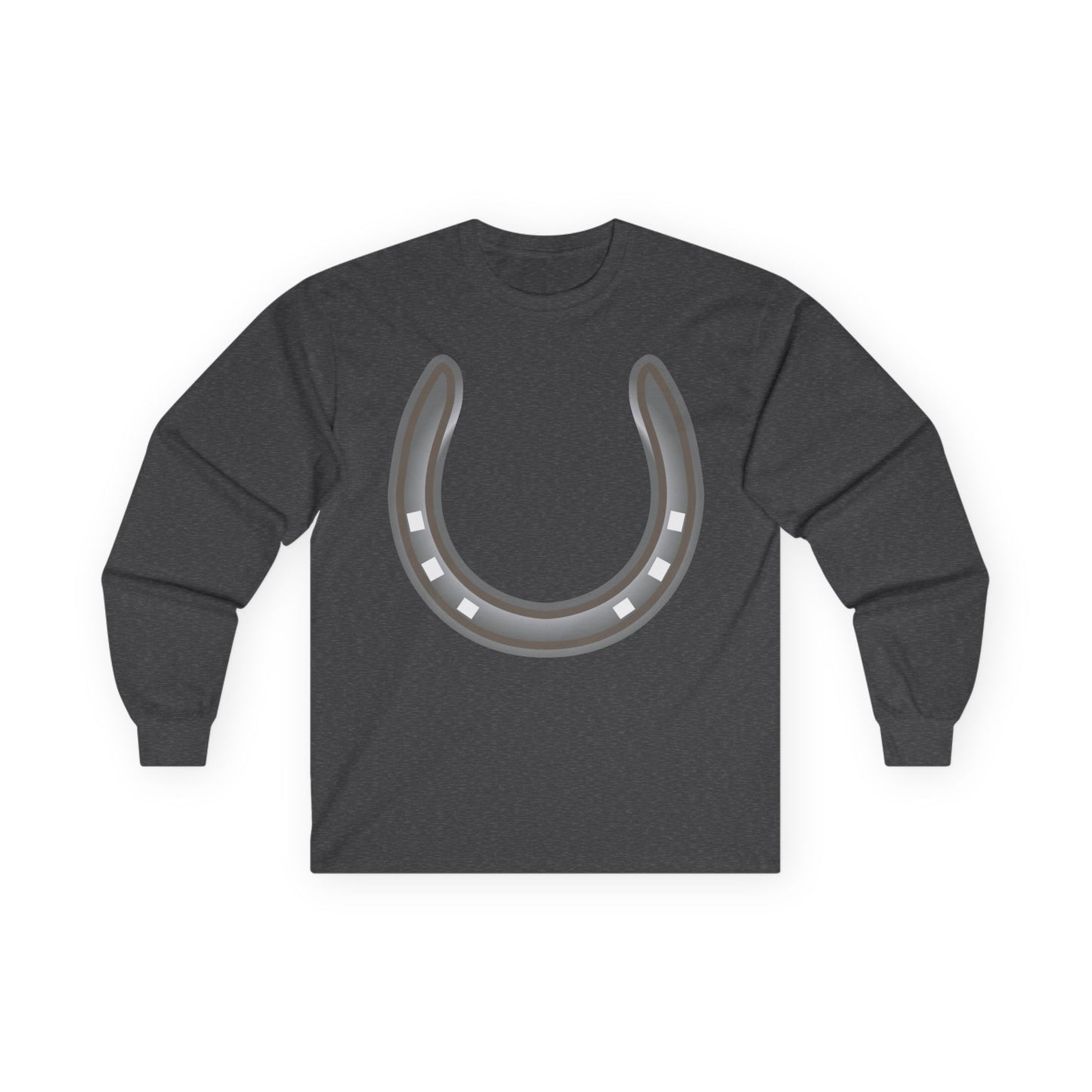 Unisex Ultra Cotton Long Sleeve Tee - Rodeo - Horseshoe