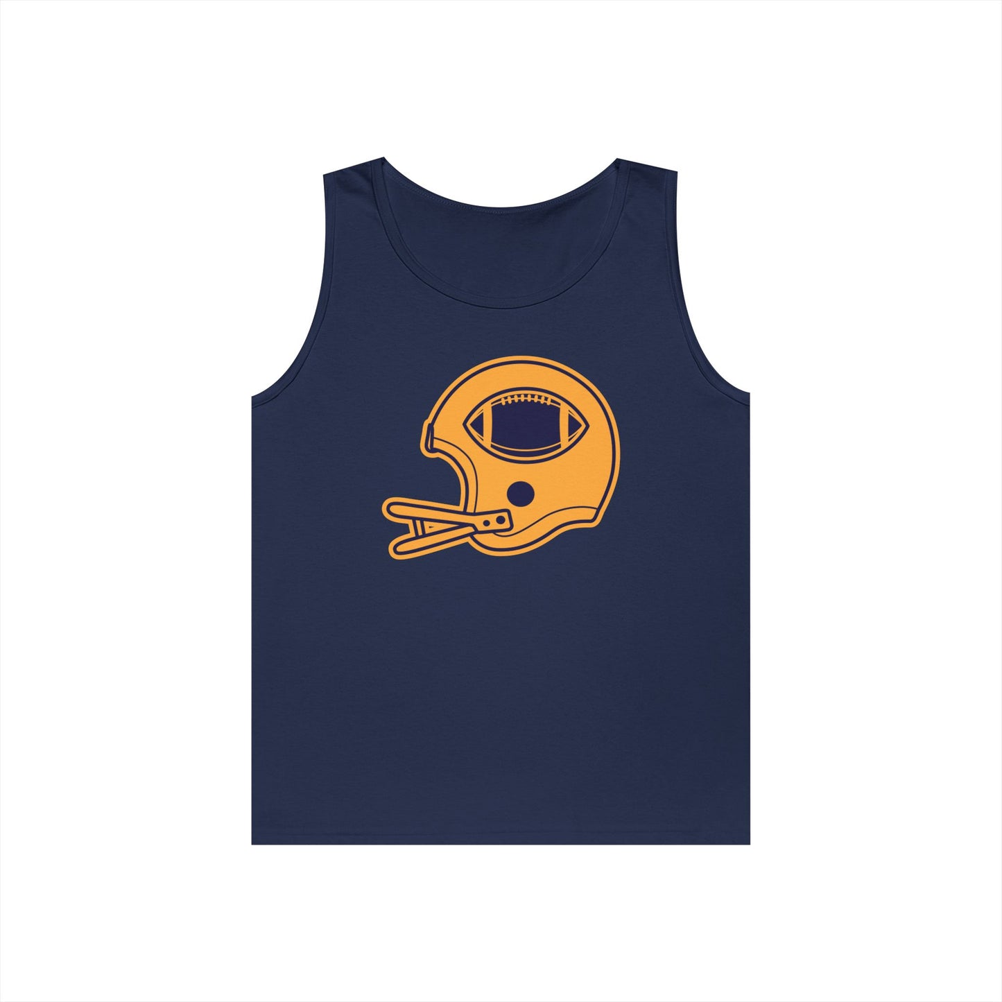 Unisex Heavy Cotton Tank Top - Football Helmet