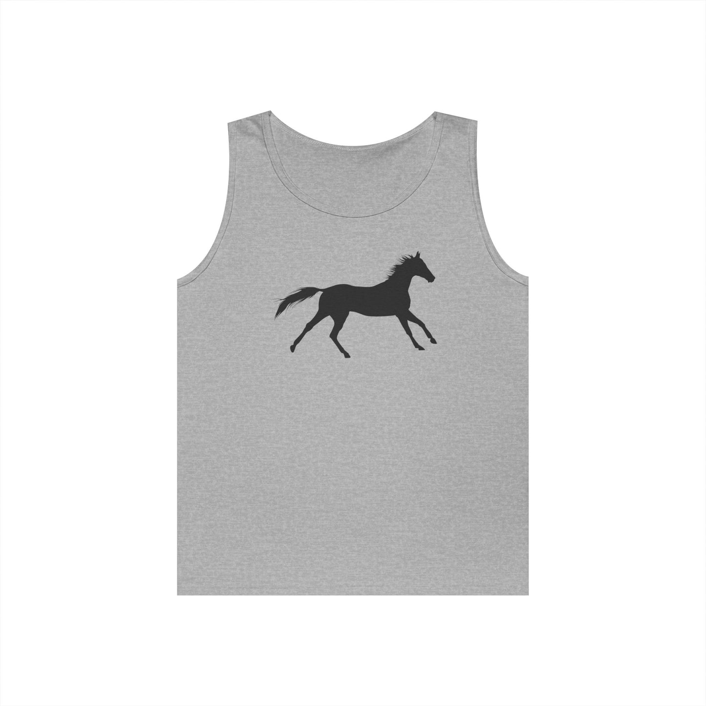 Unisex Heavy Cotton Tank Top - Wild Horse - Running X 300