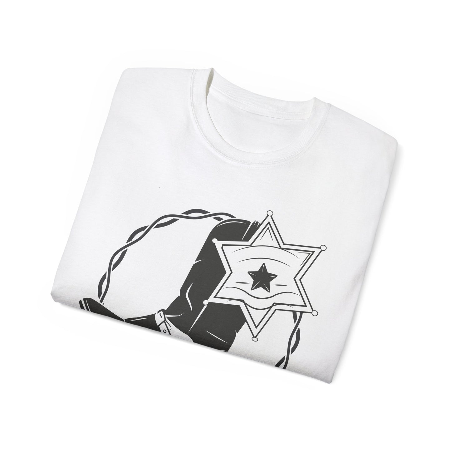Unisex Ultra Cotton Tee - Boots w Star