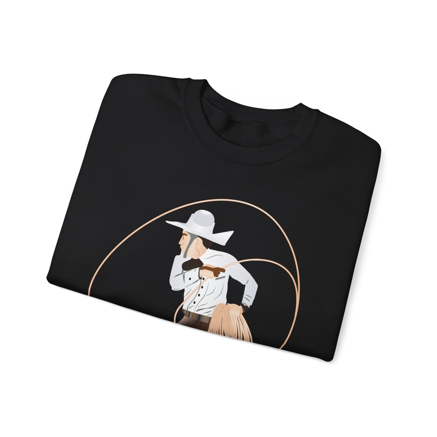 Crewneck Sweatshirt - Rodeo - Mexican Cowboy - Lariat