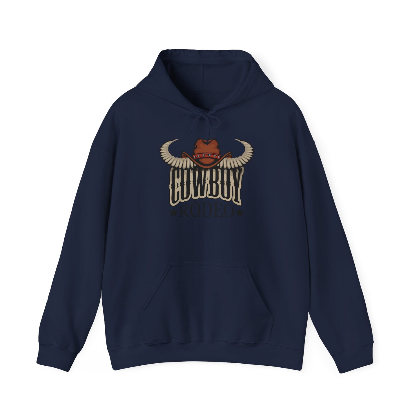 Unisex Hoodie - Cowboy Rodeo - Horn