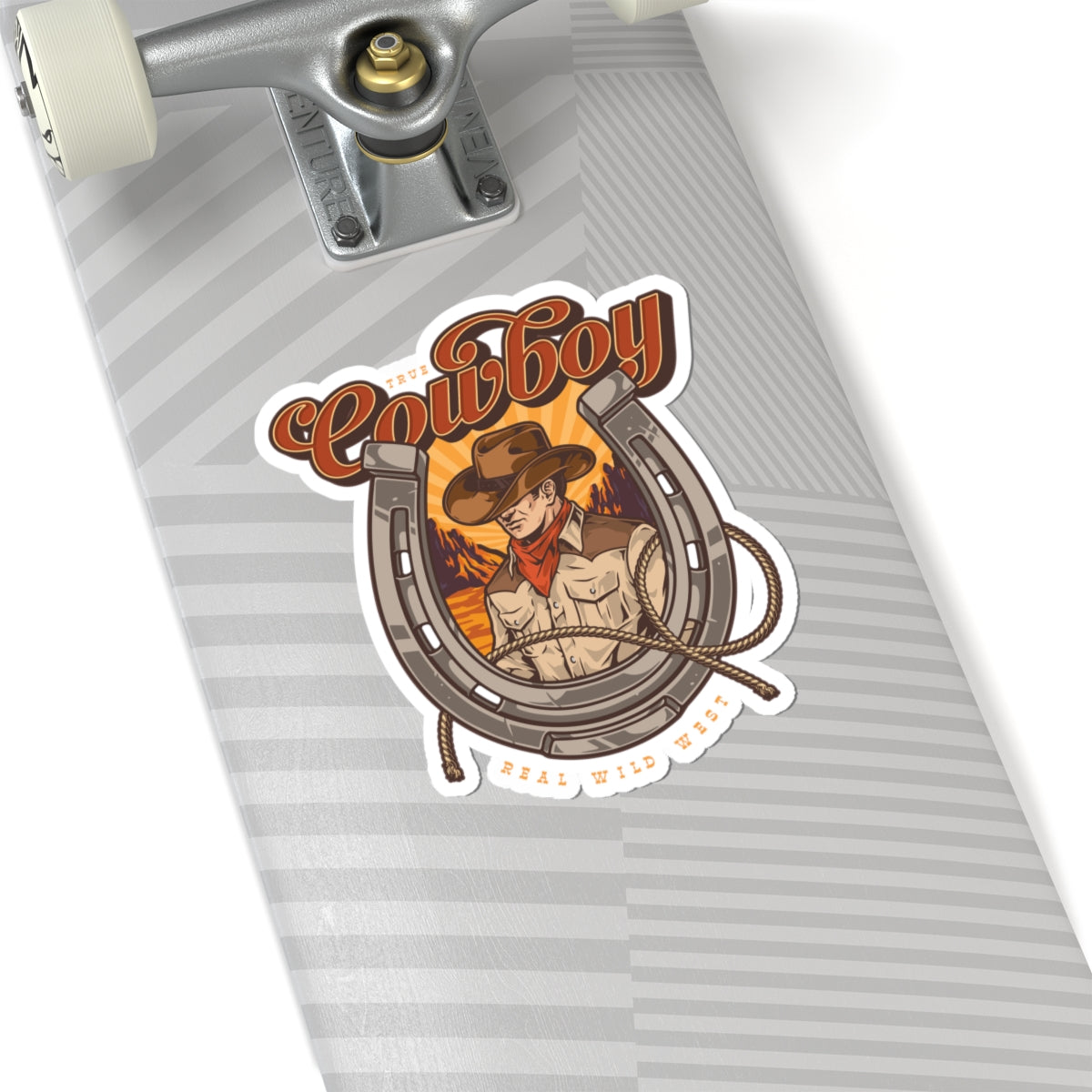 Kiss-Cut Stickers - True Cowboy - Real Wild West