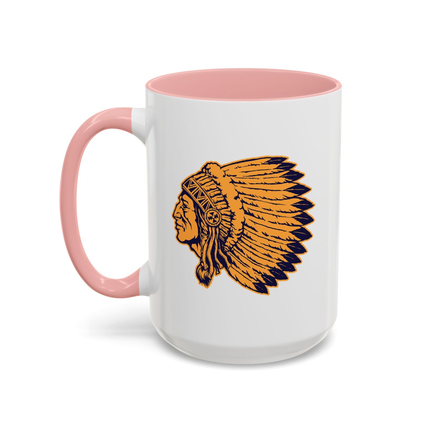 Accent Coffee Mug (11, 15oz) - Indian Chief