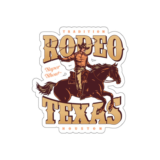 Die-cut stickers - Tradition Rodeo Super Show - Houston, Texas