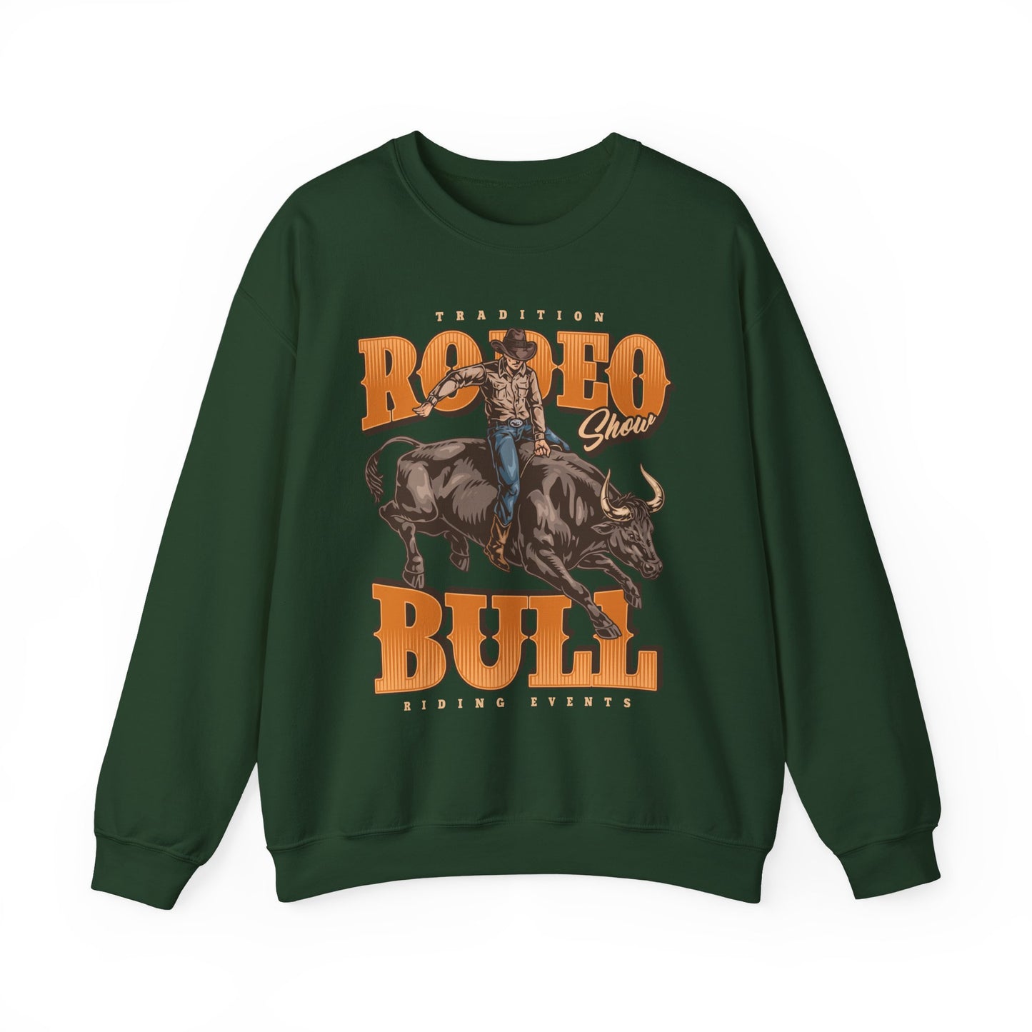 Crewneck Sweatshirt - Tradition Rodeo Show - Bull Riding Events