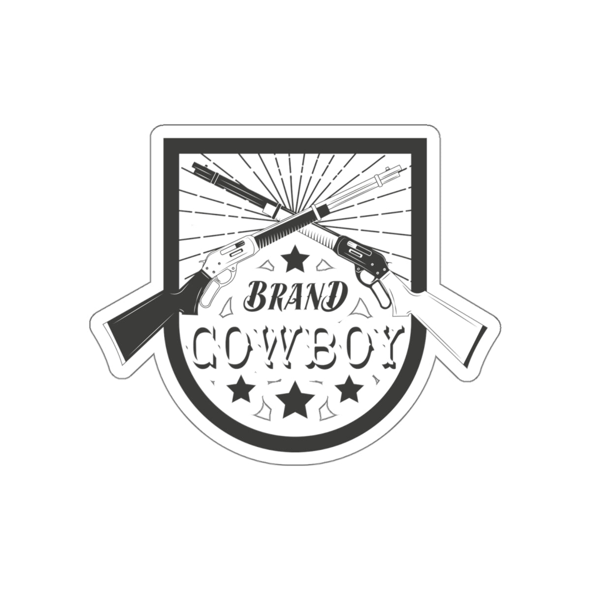 Die-cut stickers - Brand Cowboy