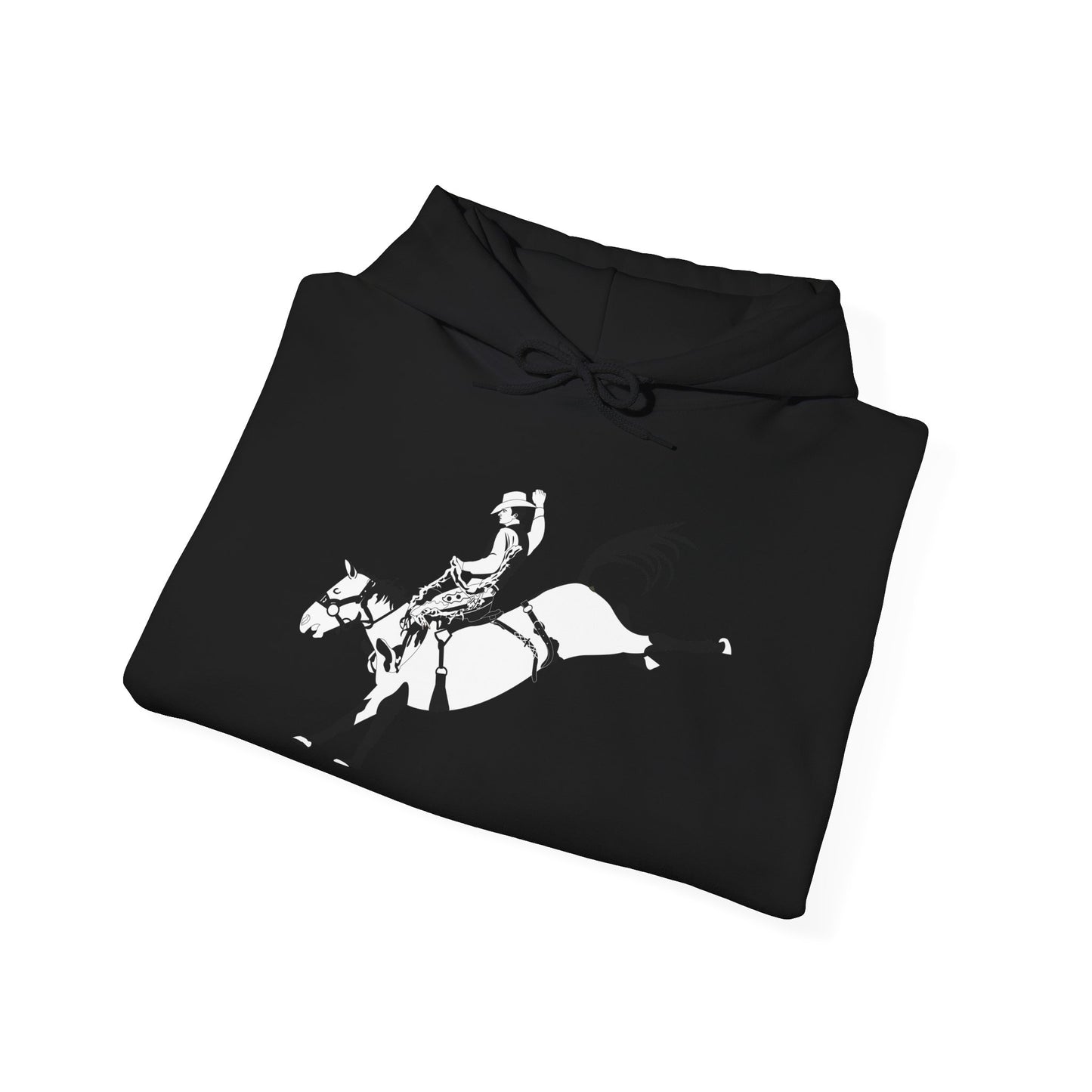 Unisex Hoodie - Cowboy - Bronco Buster - BW