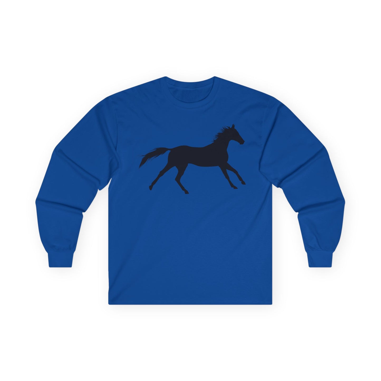 Unisex Ultra Cotton Long Sleeve Tee - Wild Horse - Running X 300