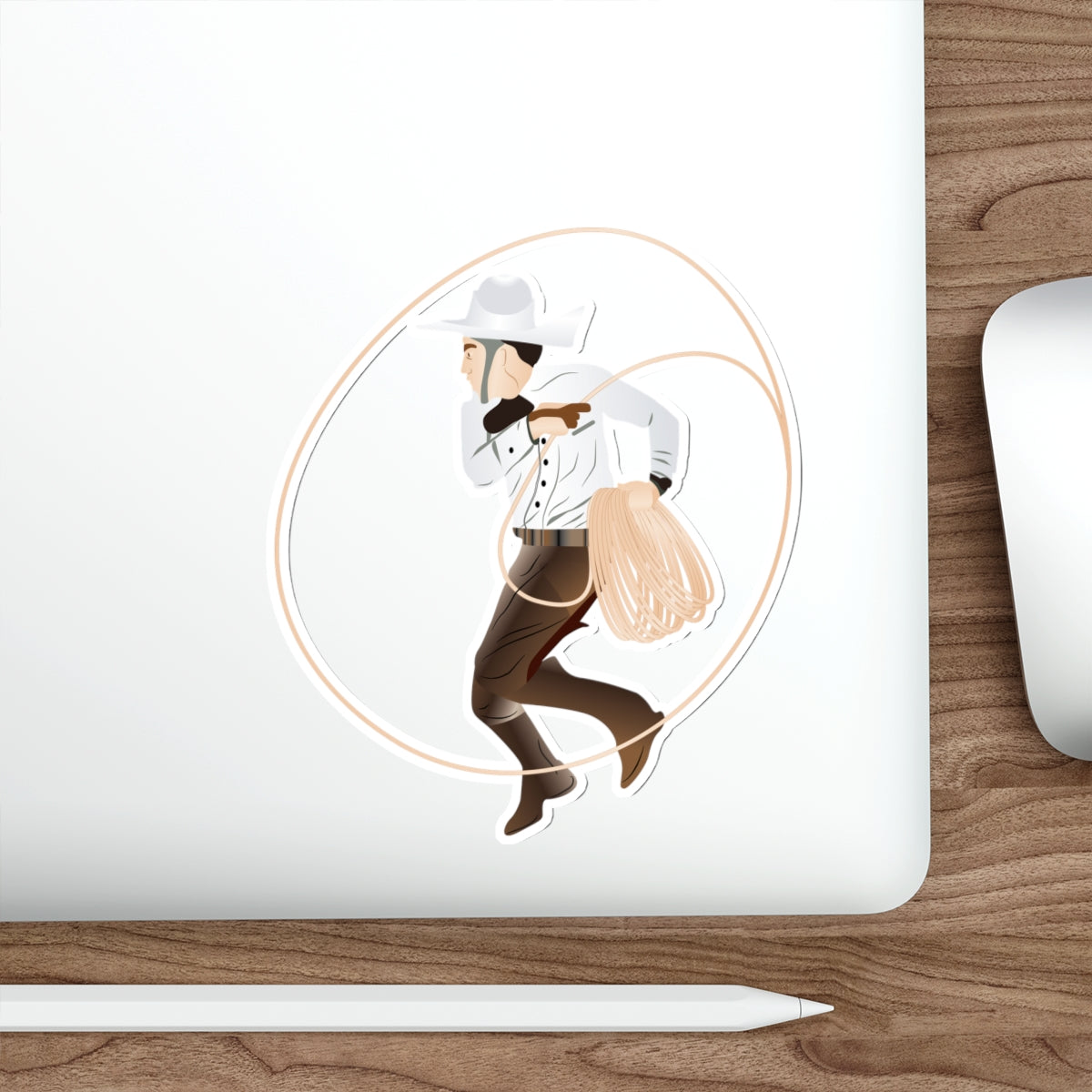 Die-cut stickers - Rodeo - Mexican Cowboy - Lariat